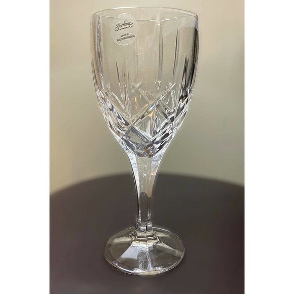 Gorham Other - Gorham Crystal Lady Anne Water Wine Iced Tea Stem Goblet 8 Inch New